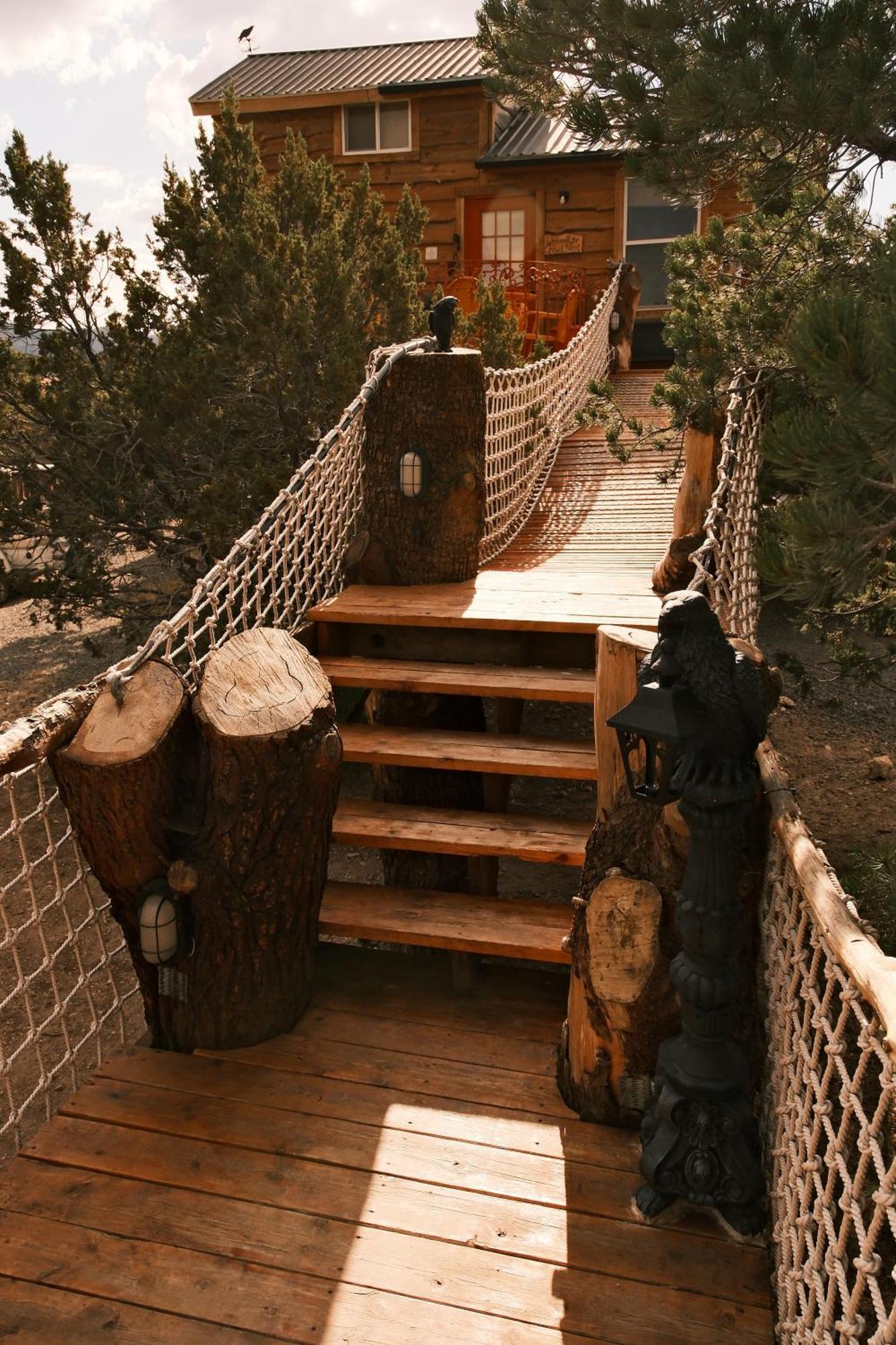 Вилла Crows Nest Treehouse At El Mstico Ranch Nogal Экстерьер фото
